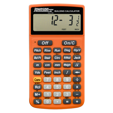 JOHNSON CALC-1500 Building Calculator