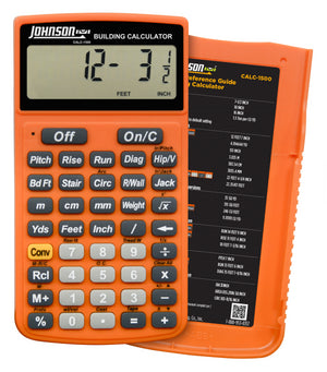 JOHNSON CALC-1500 Building Calculator