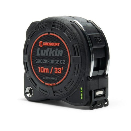 Crescent LM1235CMEB-02 1-1/4" x 10m/33' Shockforce Nite Eye™ G2 Magnetic Tape Measure