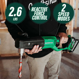 metabo HPT D36DYAQ4M 36V MultiVolt™ Cordless 1/2" High Power Right Angle Drill (Tool Body Only)