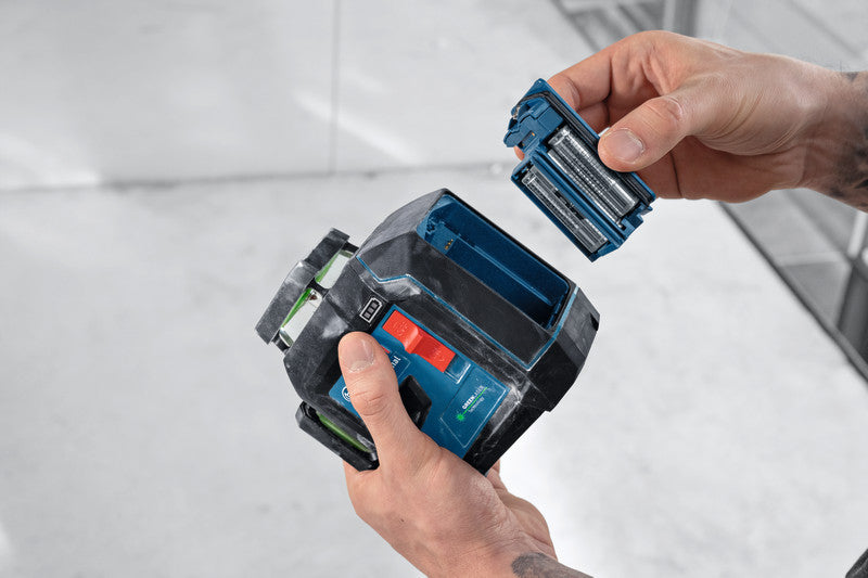 Bosch GLL300-42GL 3.7V 360⁰ Green-Beam Three-Plane Leveling and Alignment Laser with Li-Ion Battery