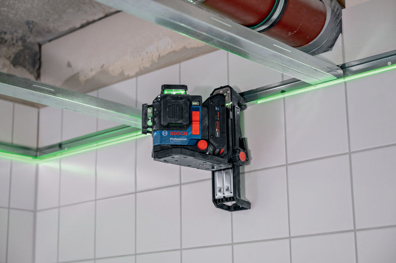 Bosch GLL330-80CGL 18V 360º Connected Green-Beam Three-Plane Leveling and Alignment Laser with (1) 4 Ah Battery