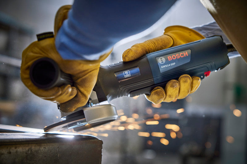 Bosch GWS14-50P 5 In. Angle Grinder with Lock-On Paddle Switch