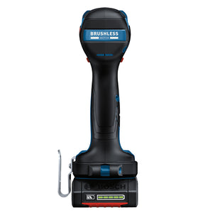 Bosch GDX18V-1860CB15 18V Connected-Ready Two-In-One 1/4 In. and 1/2 In. Bit/Socket Impact Driver/Wrench Kit with (1) CORE18V 4 Ah Advanced Power Battery