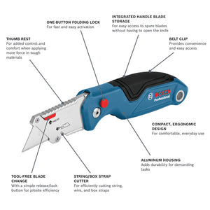 Bosch H11-11100-1 Folding Utility Knife