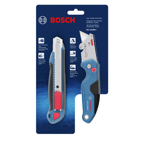 Bosch H11-14100-1 2pc Utility Knife Set