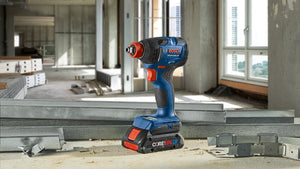 Bosch GDX18V-1860CB15 18V Connected-Ready Two-In-One 1/4 In. and 1/2 In. Bit/Socket Impact Driver/Wrench Kit with (1) CORE18V 4 Ah Advanced Power Battery