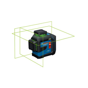 Bosch GLL300-42GL 3.7V 360⁰ Green-Beam Three-Plane Leveling and Alignment Laser with Li-Ion Battery