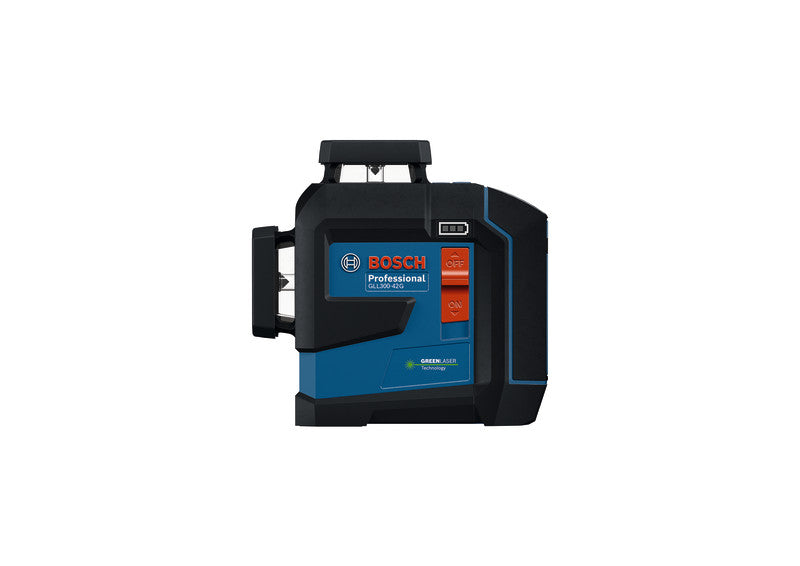 Bosch GLL300-42GL 3.7V 360⁰ Green-Beam Three-Plane Leveling and Alignment Laser with Li-Ion Battery