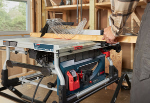 Bosch GTS15-10 10 In. Jobsite Table Saw with Gravity-Rise Wheeled Stand