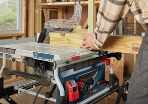 Bosch GTS15-10 10 In. Jobsite Table Saw with Gravity-Rise Wheeled Stand