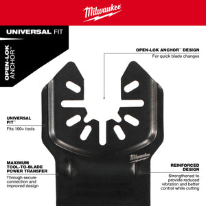 Milwaukee 49-25-2251 OPEN-LOK™ DIAMOND MAX™ Diamond Grit Grout Removal Multi-Tool Plunge Blade