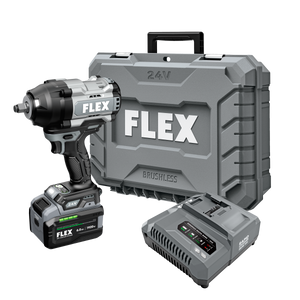 FLEX FX1472B-1C 24V 3/4" High-Torque Impact Wrench Kit