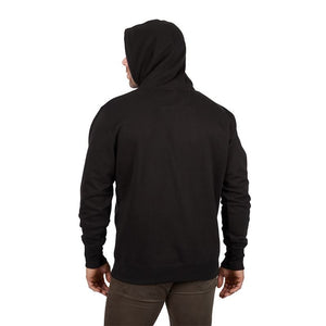 350B-M Men ft.s Medium Heavy Duty Cotton/Polyester Long-Sleeve Pullover Hoodie - Black