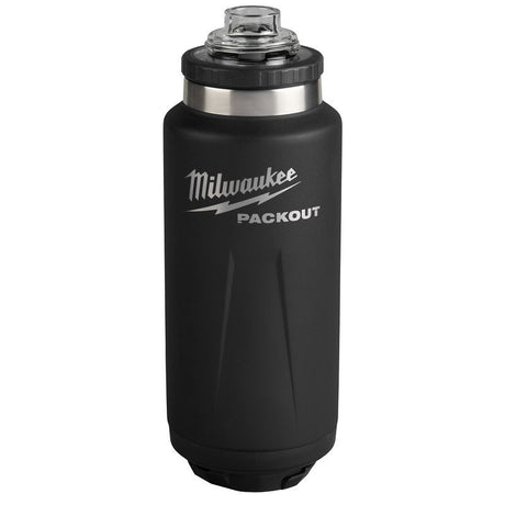 Milwaukee 48-22-8397B PACKOUT  36oz Insulated Bottle with Chug Lid - Black