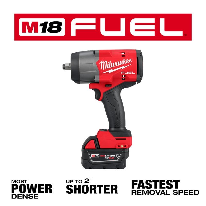 Milwaukee 2967-22 M18 FUEL 1/2in High Torque Impact wrench w/ Friction Ring Kit