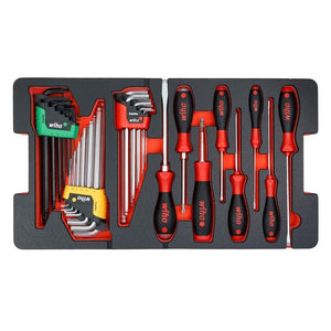 WIHA 92100 194 PIECE PREMIUM KIT IN ROLLING TOOL BOX