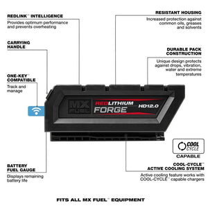 Milwaukee MXFHD812 MX FUEL REDLITHIUM FORGE HD12.0 BATTERY PACK