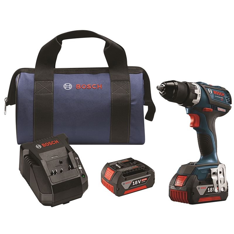 Bosch | DDS183-01 18V EC Brushless Compact Tough 1/2 In. Drill/Driver Kit | BFP