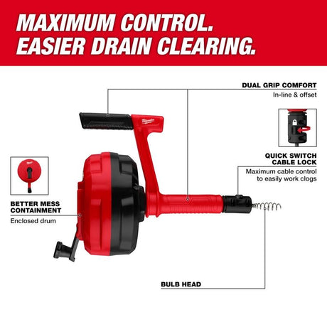 Milwaukee 48-22-5760 25' Hand Auger