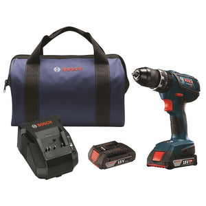 Bosch | HDS181A-02 18V Compact Tough 1/2 In. Hammer Drill/Driver Kit | BFP