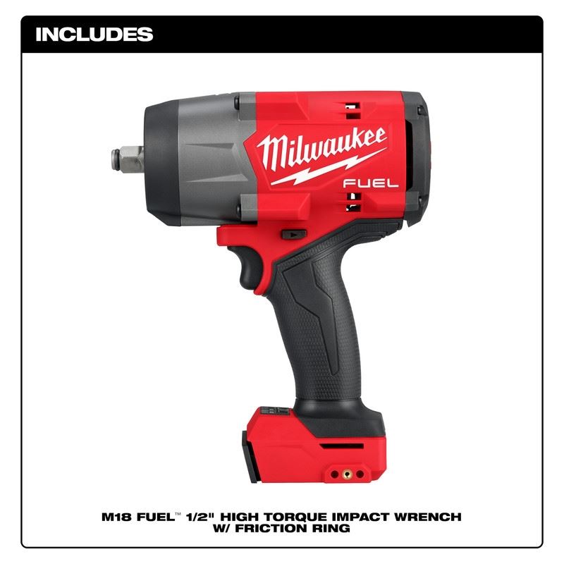 Milwaukee 2967-20 M18 FUEL 1/2in High Torque Impact Wrench w/ Friction Ring