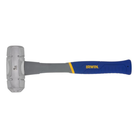 IRWIN IWHT56603 4 lb Polished Face Steel Head Rubber Sledge Hammer