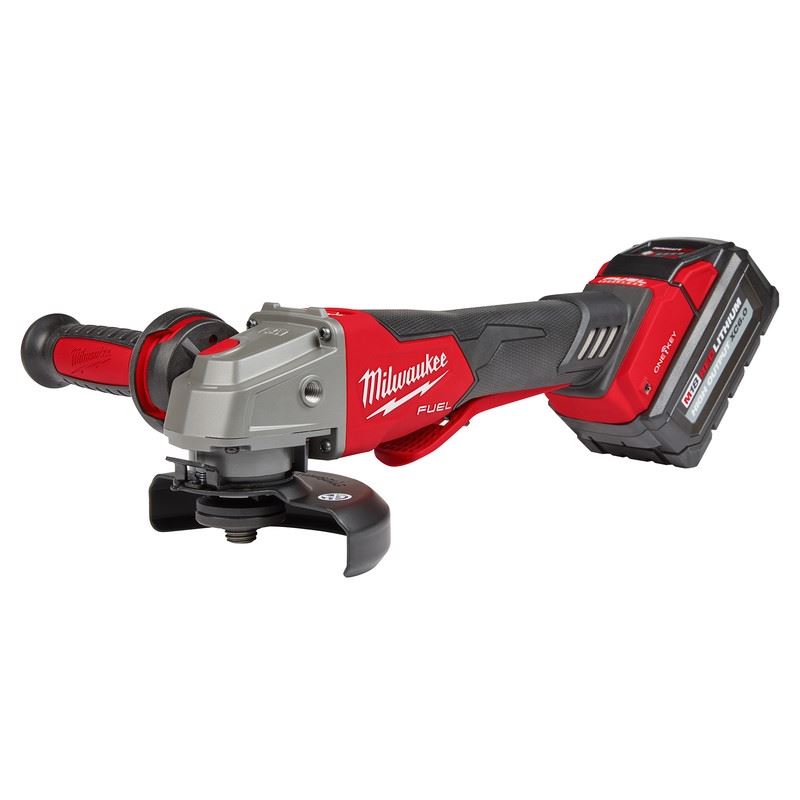 Milwaukee 2882-22 M18 FUEL 4-1/2n / 5in Braking Grinder w/ ONE-KEY Paddle Switch, No Lock