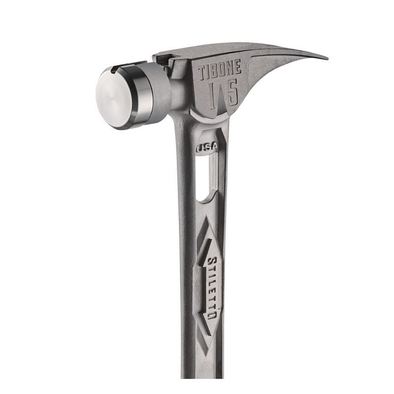 STILETTO TIB15SC TIBONE 15oz Smooth Titanium Framing Hammer