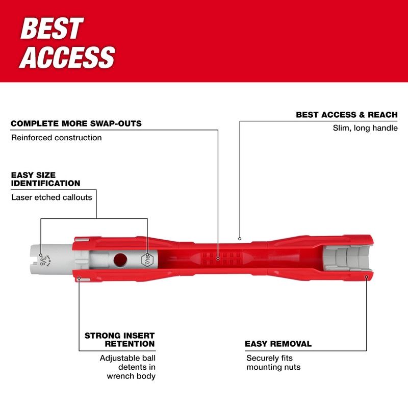 Milwaukee 48-22-7100 Faucet Swap-Out Wrench