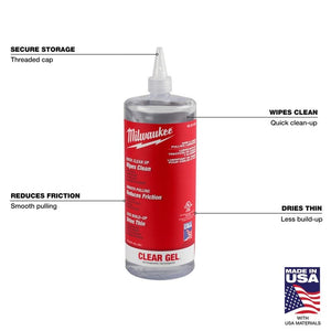 Milwaukee 48-22-4135 Wire and Cable Pulling Clear Gel Lubricant