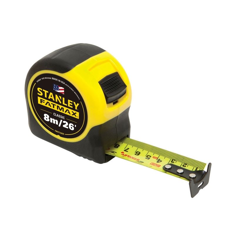 STANLEY FMHT33826S 1-1/4" x 26'/8m Fatmax Tape Measure