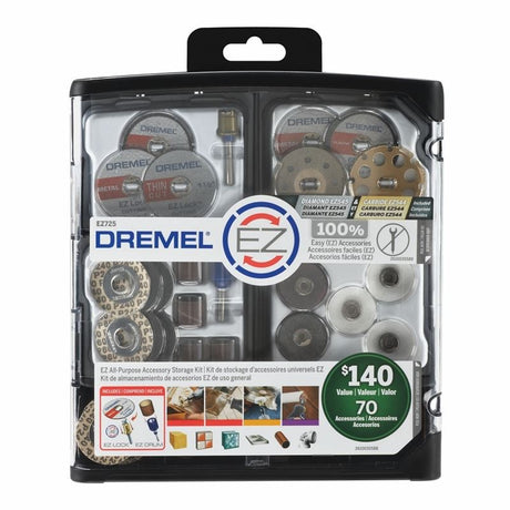 Dremel EZ725 EZ725 70-Piece EZ All Purpose Accessory Storage Kit