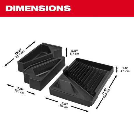 Milwaukee 48-22-9483T 15pc Metric Combination Wrench Trays