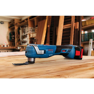 Bosch GOP18V-34B14 18V Brushless StarlockPlus Oscillating Multi-Tool Kit with (1) CORE18V 4 Ah Advanced Power Battery