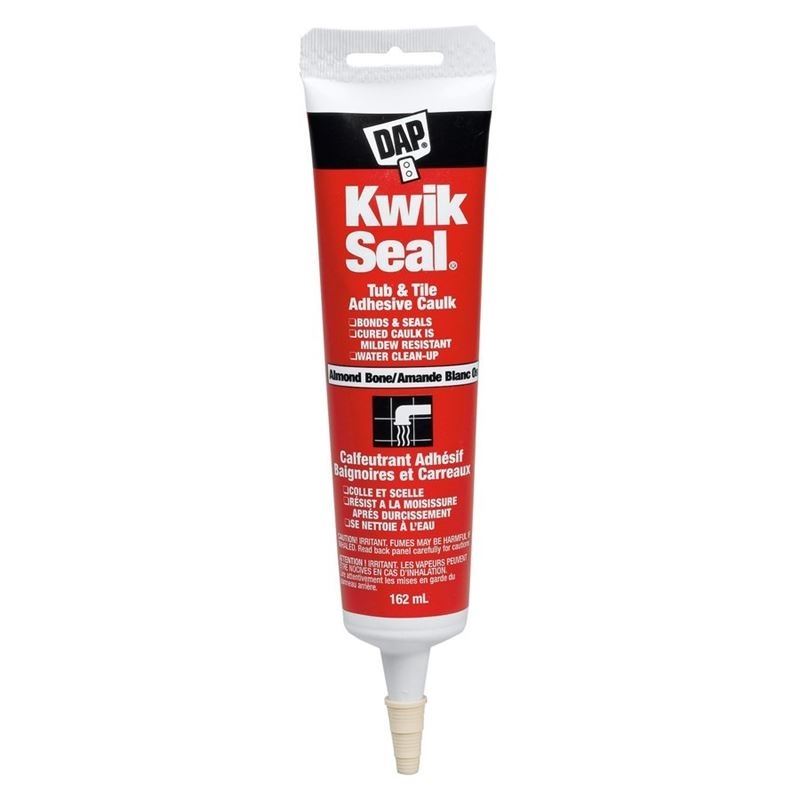 DAP KWIK SEAL Kitchen & Bath Adhesive Caulk - 162ml