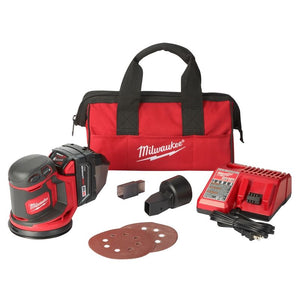 2648-21 M18 18 Volt Lithium-Ion Cordless Random Orbit Sander Kit