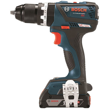 Bosch | HDS183-02 18V EC Brushless Compact Tough 1/2 In. Hammer Drill/Driver Kit | BFP