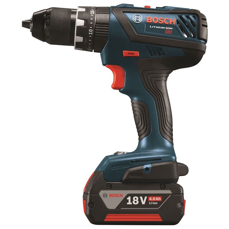 Bosch | HDS181A-01 18V Compact Tough 1/2 In. Hammer Drill/Driver Kit | BFP