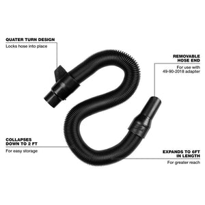 Milwaukee 49-90-2014 1-1/4in x 2ft to 6ft Expandable Hose