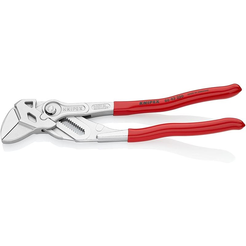 KNIPEX 86 43 250 US 10 in Pliers Wrench, 15 Degrees Angled