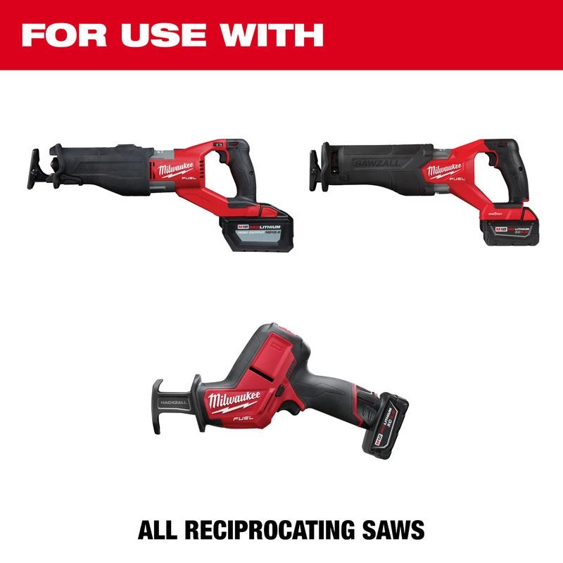 Milwaukee 48-00-5562 SAWZALL TORCH with NITRUS CARBIDE BLADES - 9in (5pk)