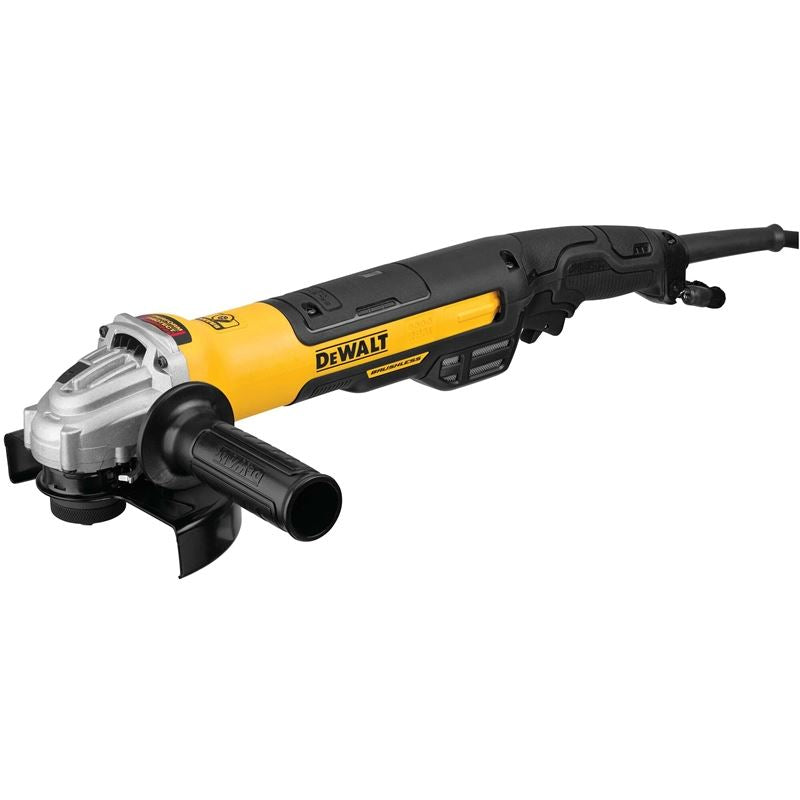 DEWALT | DWE43265N 5 in. / 6 in. Brushless Small Angle Grinder, Rat Tail with Kickback Brake, No Lock-On