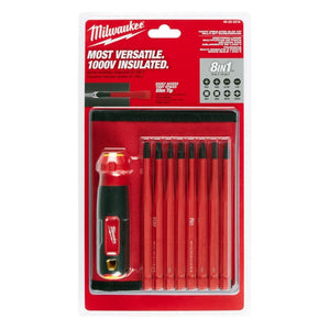 Milwaukee 48-22-2218 8-in-1 1000V Insulated Slim Tip Multi-Bit Screwdriver