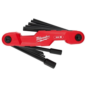 Milwaukee 48-22-2180 11-Key Electrician's Folding Hex Key Set - SAE