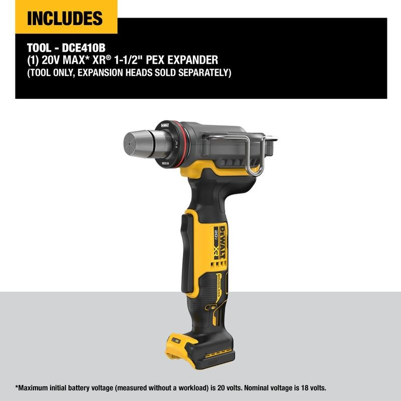 DEWALT DCE410B 20V MAX XR 1-1/2" PEX Expander (Bare Tool)