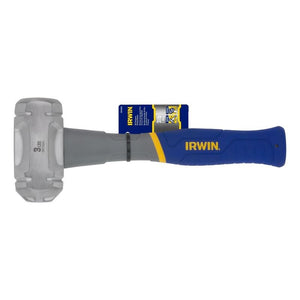 IRWIN IWHT56601 3 lb Polished Face Steel Head Rubber Sledge Hammer