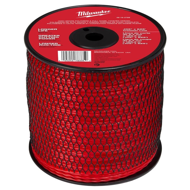 Milwaukee 49-16-2789 .105" x 625' Trimmer Line