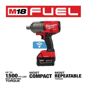 Milwaukee 2864-22R M18 FUEL w/ ONE-KEY High Torque Impact Wrench 3/4in Friction Ring Kit