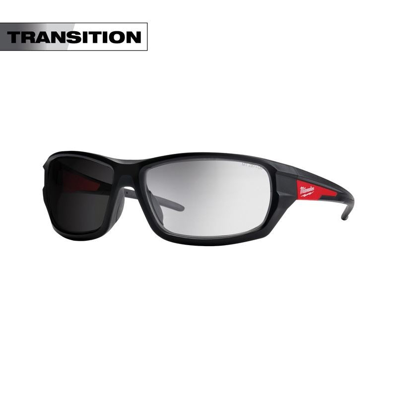 Milwaukee 48-73-2128 Transition Performance Safety Glasses - Anti-Scratch Lenses